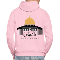 DOME OF THE ROCK UNISEX HOODIE - light pink